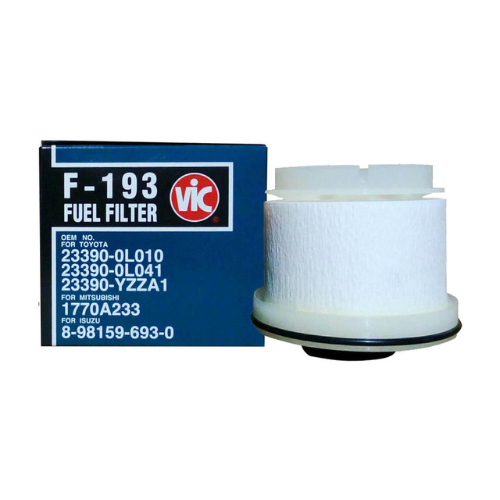 VIC F-193 Fuel Filter for Toyota Innova, Fortuner, Hilux Diesel Engines