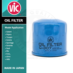 VIC C-307 Oil Filter for Mitsubishi, Isuzu, Kia, and Honda Vehicles