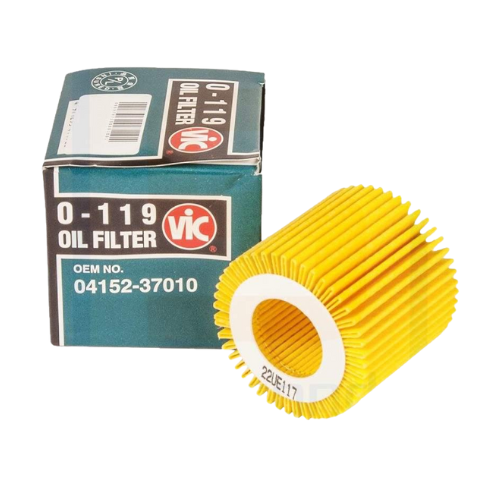 VIC O-119 Oil Filter for Toyota Corolla, Altis, RAV4, and Prius