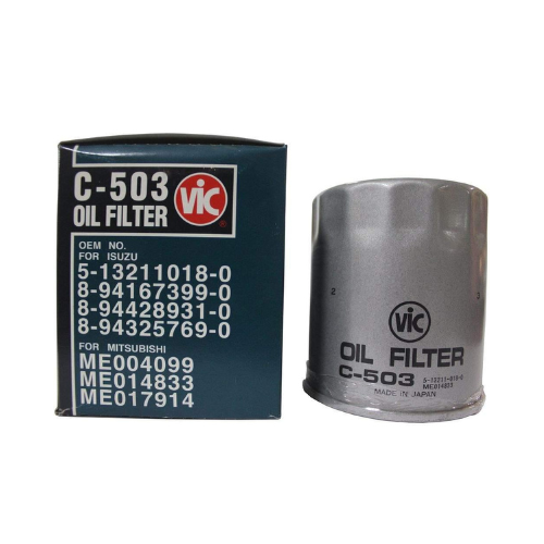 VIC C-503 Oil Filter for Isuzu Crosswind, Hilander, Canter 4D30