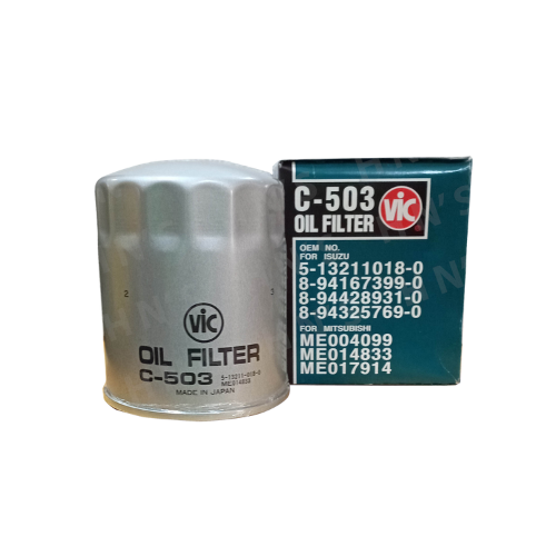 VIC C-503 Oil Filter for Isuzu Crosswind, Hilander, Canter 4D30