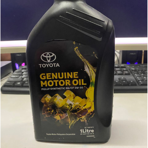 Toyota Genuine Motor Oil Fully Synthetic SN/CF 5W-30 – 1 Liter