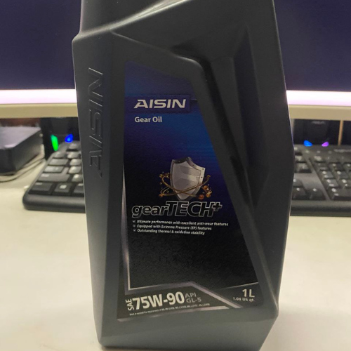 AISIN Gear Oil GEARTECH+ SAE 75W-90 API GL-5 – 1 Liter
