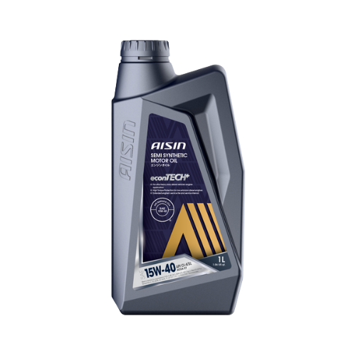 AISIN econTECH Semi Synthetic Motor Oil 15W-40 CF-4 / SG – 1 Liter