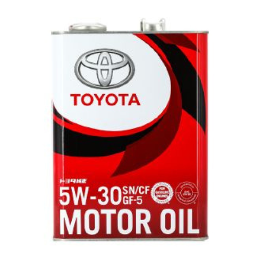 Toyota Genuine Motor Oil 5W-30 SN/CF GF-5 – Gasoline/Diesel (4 Liters)