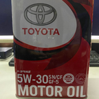 Toyota Genuine Motor Oil 5W-30 SN/CF GF-5 – Gasoline/Diesel (4 Liters)
