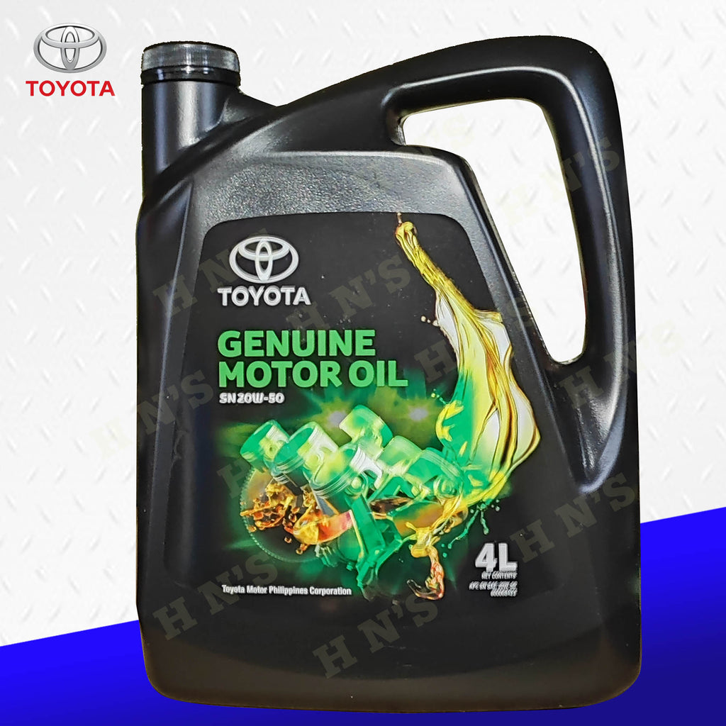 Toyota Genuine Motor Oil SAE 20W-50 4L ( 4 Liters ) for Gas Engines